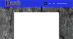 Desktop Screenshot of davesbarandgrill.com